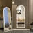 Lighted Full Length Mirror  with Stand LED Wall Mirror-116945770