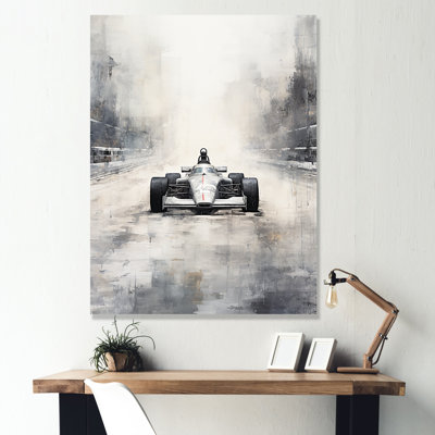 Gris, voiture de course rétro II