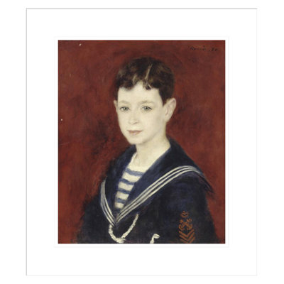 «Fernand Halphen as a Boy» par Pierre-Auguste Renoir, impression giclée encadrée