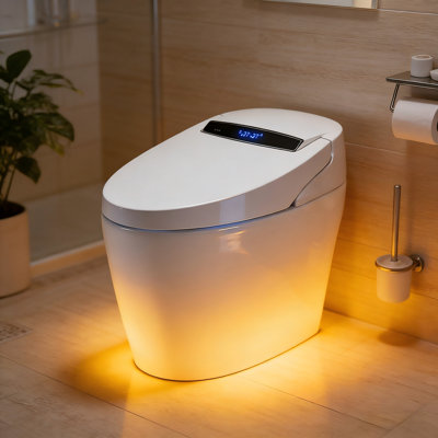 Auto-open Smart Toilet | Heated Bidet Seat, Warm Water Dryer