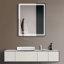 Miroir de salle de bain mural à DEL avec lumières Miroir sans cadre avec température de couleur réglable