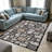 Grey Stone Mosaic carpet-easy to clean, machine-washable, soft and comfortable; suitable for door mats, kitchens, living rooms, bedrooms, corridors, and laundry areas. Easy to clean, durable carpet for home decoration.-129450055