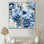 Morey - Blue Canvas Wall Art