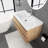 36'' Single Bathroom Vanity with Resin Top-494276973