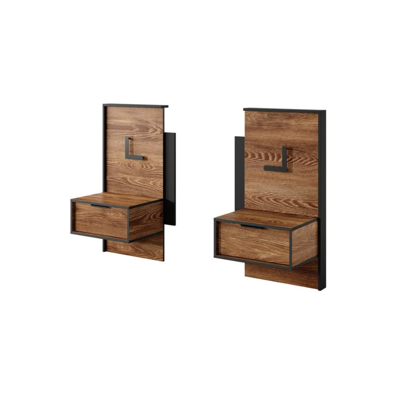 Spritzky 48.8cm W Manufactured Wood Bedside Table