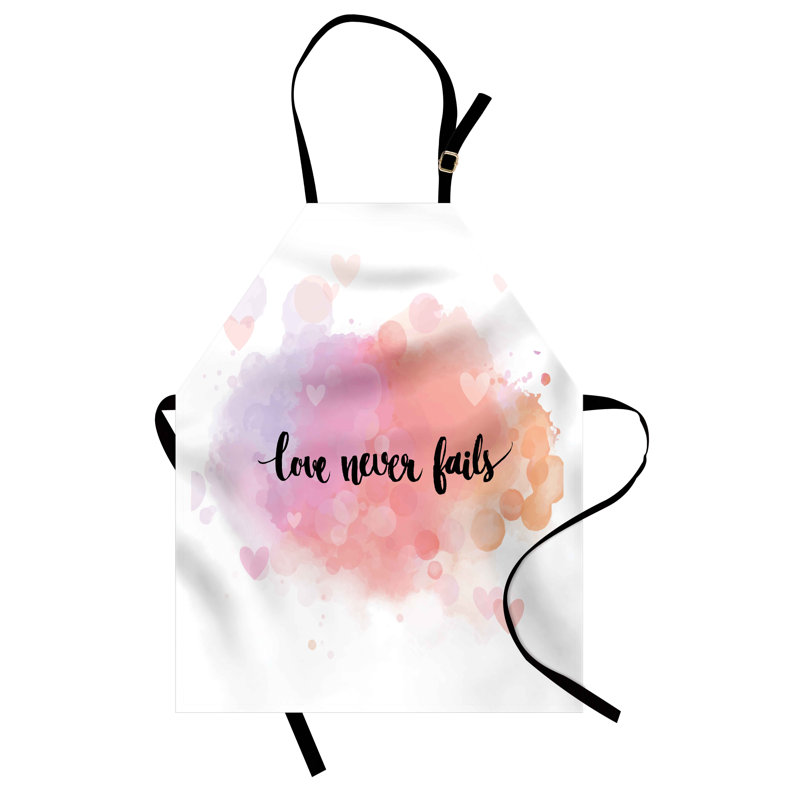 No Pattern Bib Apron