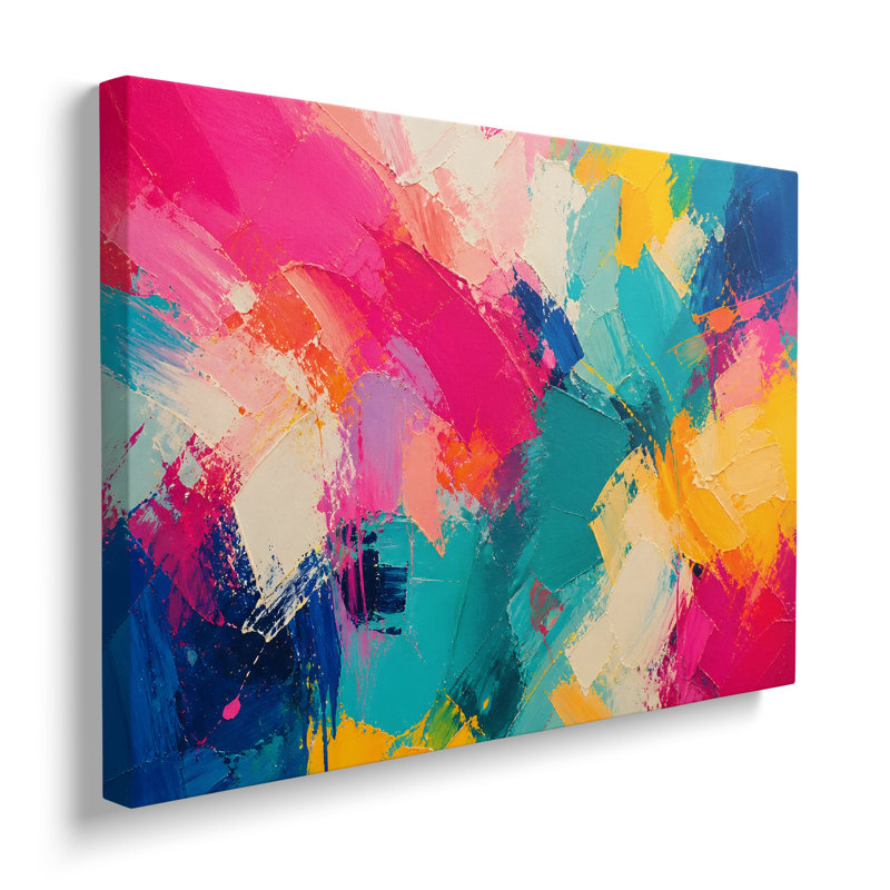 Reproduction d'une peinture à l'impasto vibrante sur toile - 30 x 45 cm, H 12 po x l 18 po