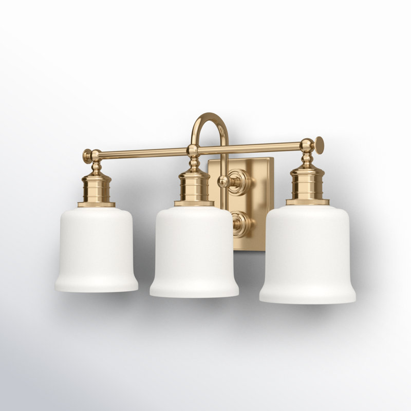 Keswick 3 - Light Vanity Light, Aged Brass