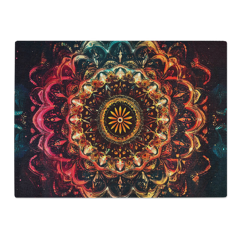 Wonderful Mandala Vol.4  Glass Chopping Board