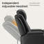 Fauteuil inclinable électrique rétro en cuir écologique-42250144
