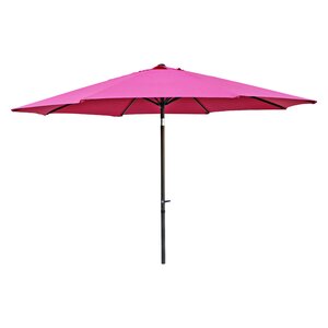 International Caravan St. Kitts Aluminum 11.5-foot Patio Umbrella, Bery Berry