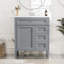 Ensemble de meuble-lavabo simple 30 po avec plateau Dreketi-1677371202
