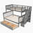 Stairwayover- Bunk Bed With Drawerstorage And Guard Rail  Bedroomdorm Adults Old SKU: LPAAE