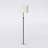  Carmeline 68" Modern Adjustable Height Metal Black Floor Lamp with 3-Way Dimmable Light and Marble Base-1419798761