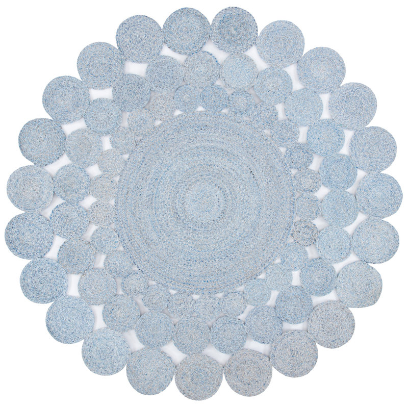 Dunlap Hand Woven Performance Rug, Round 6'