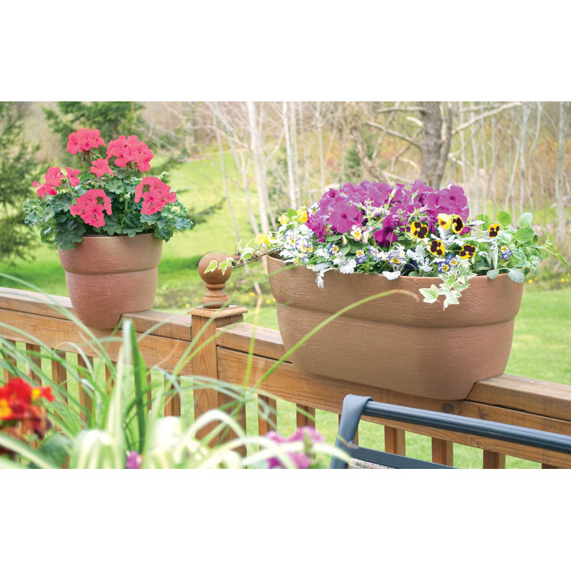 Jardinière en plastique Bess, Sable