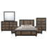 Nakia Full Panel 6PC Bedroom Set