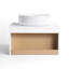 Meuble-lavabo 24 po avec lavabo et tablette de rangement