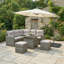 292cm Lighted Cantilever Parasol