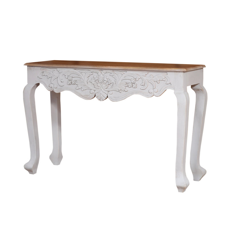Zalia 120cm Solid Wood Console Table