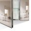 Armoire à pharmacie 30 po x 26 po avec miroir à fixation en surface ou encastré en aluminium