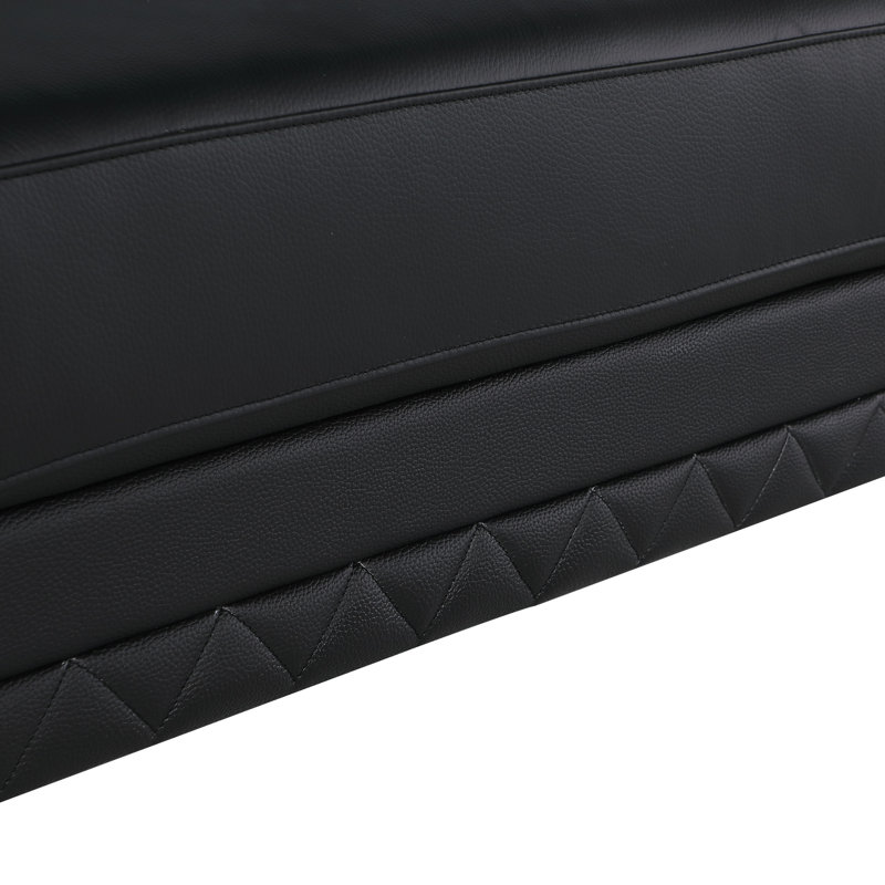 Causeuse en cuir, Noir