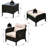 Medina Wicker 2 - Person Patio Conversation Set with Cushions