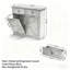 Armoire poubelle Farmhouse Double Tilt-Out-121444617