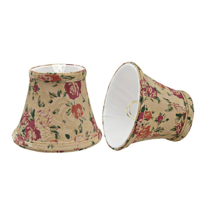 4'' H Jacquard Textured Fabric Bell Lamp Shade