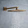 BathSelect Ancient Square Antique Brass 8” Rainfall Wall Shower Head with Handheld 