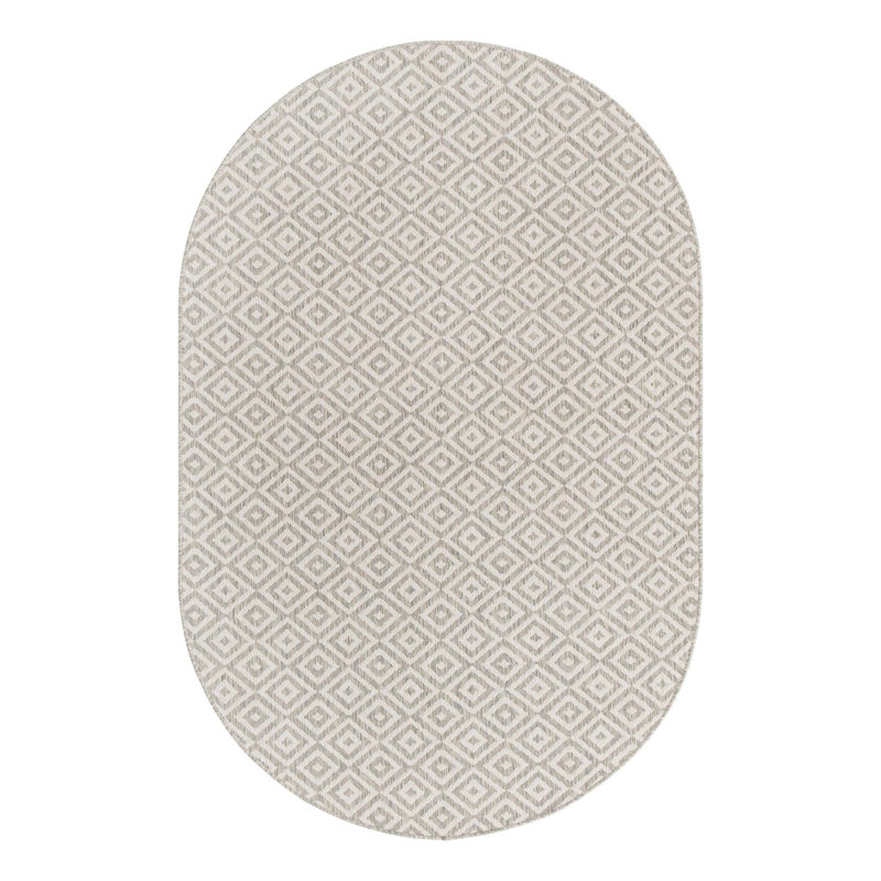 Tapis d'extérieur Jill Zarin Costa Rica, Ovale 5 pi 3 po x 8 pi