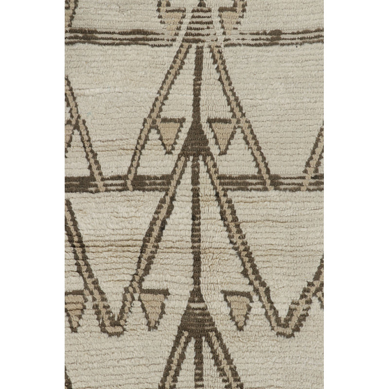 One-of-a-Kind 4'5”x10' Hand Knotted Area Rug