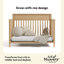 Lit de bébé convertible 5-en-1 Valencia avec garde-corps en prime-132997443