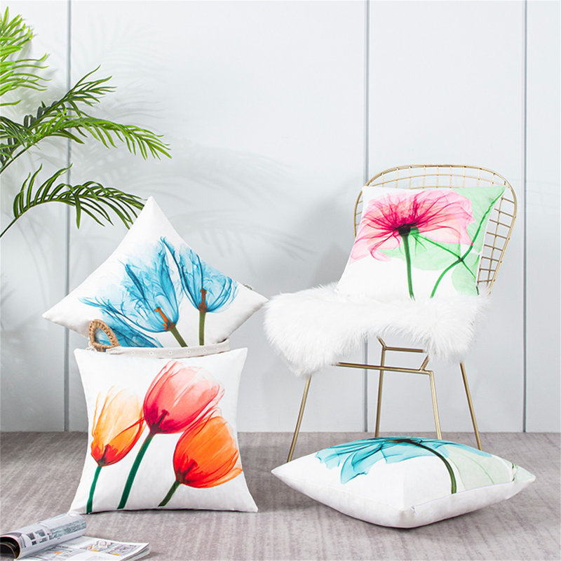 Timayah Appliqued Outdoor Pillow Cover