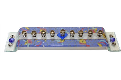 Glass Menorah