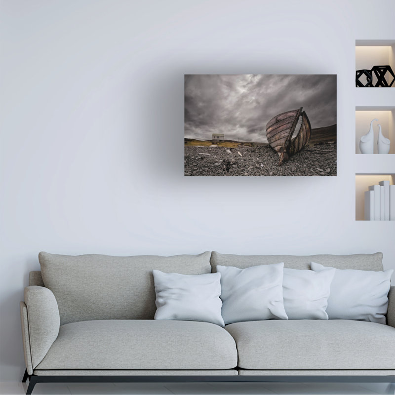 Art sur toile craquelée Torsteinn H. Ingibergsson, H 12 po x l 19 po