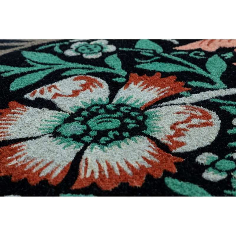 Victoria and Albert Museum Doormat - Dianthus, 24" W x 36" L