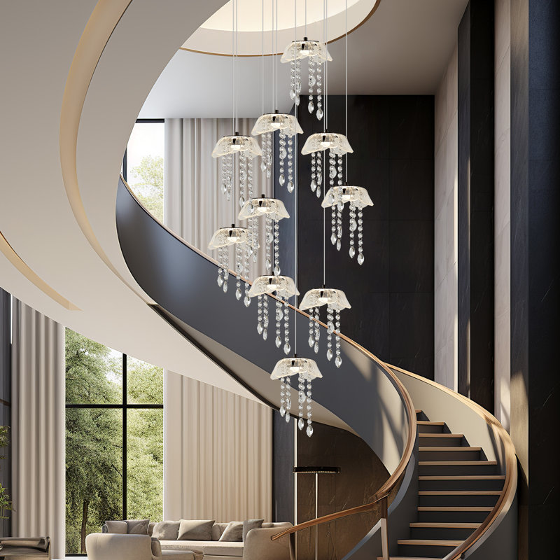10 - Light Cluster LED Chandelier