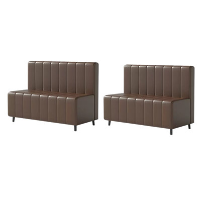 Banc rembourré en similicuir Modern Modern