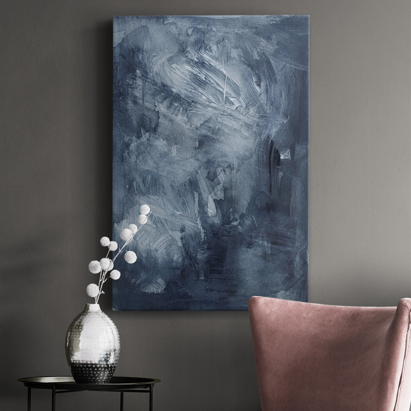 In Too Deep II - peinture sur toile tendue, H 18 po x l 12 po x P 1 po