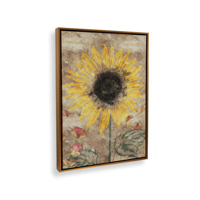 Fall Sunflower by Nicole DeCamp Art Print