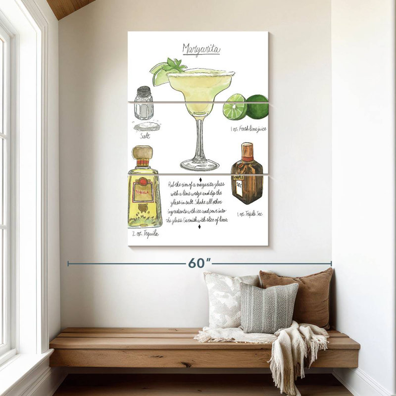 Yarlin Classic Cocktail - Margarita, 50" H x 32" W