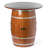 Wine Barrel Round Table Wine Storage Cabinet