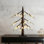 Brown Birch LED Tabletop Money Tree with Snowflake Decorations, Battery-Powered Timer for Indoor Christmas Decor