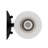 Ava 1-Light Indoor Foundry Bronze Vanity Wall Armed Sconce or Wall Mount with Frosted Glass Bell Shade