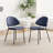 Set Of 4 Upholstered PU Leather Dining Chairs Mid-Century Modern Dining Chairs With Curved Backrest For Dining Room Kitchen-1783565159
