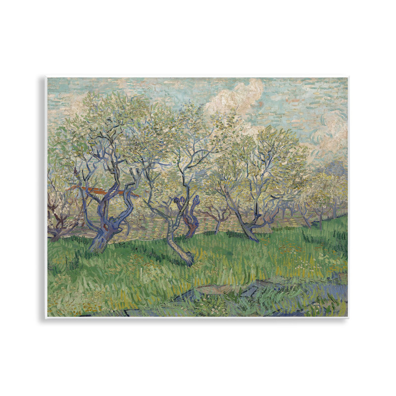 "Classic Van Gogh Blossoming Orchard", art mural par one1000paintings