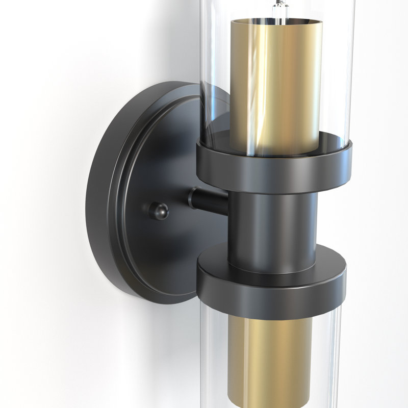 2-Head Barbell Cylindrical Wall Lamp