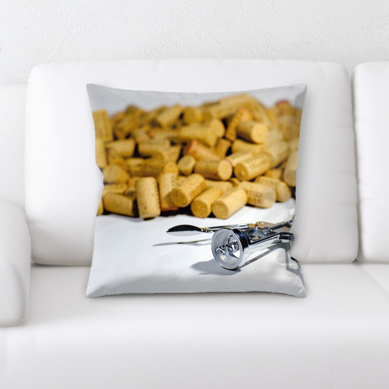 Microsuede Throw Pillow