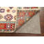 Tapis beige en laine noué à la main de conception unique 4 pi x 5 pi 10 po